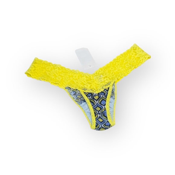 new Hanky Panky ☮︎︎ Iconic Low Rise Lace Thong ☮︎︎ Ashram Geo Print ☮︎︎ XS S M L - Picture 8 of 15